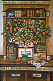 Гобелен "Апельсиновое дерево"