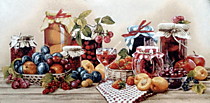 "Натюрморт с фруктами" 35х70