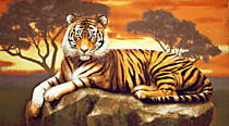 Гобелен "Тигр" 35х65